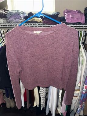 Cozy Mauve-Pink Sweater - Crewneck Pullover